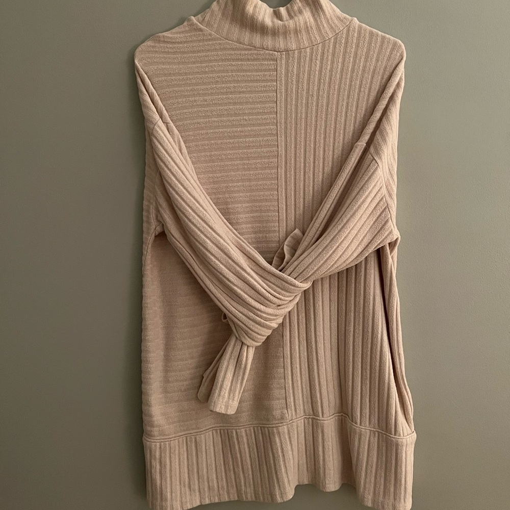 EUC Anthropologie Saturday Sunday Mock Neck Tunic Sweater with Mock Neck - Picture 4 of 7